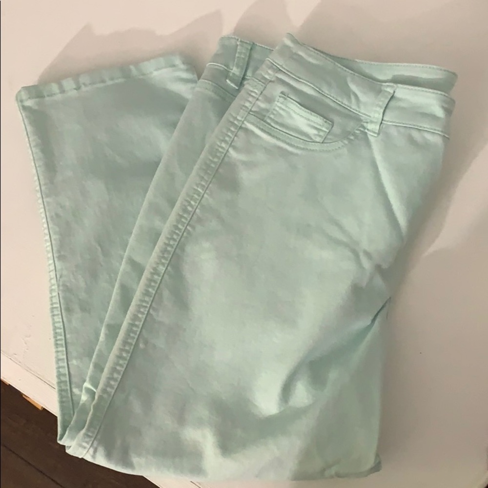 Light blue capris